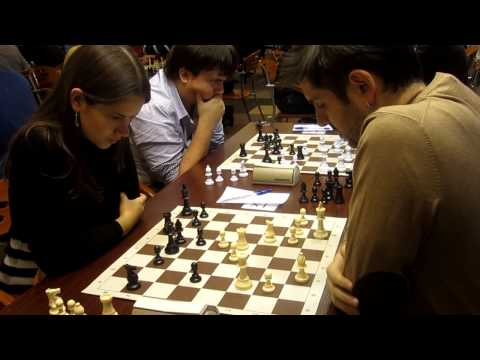 chess blitz GM Svidler - WGM Kashlinskaya