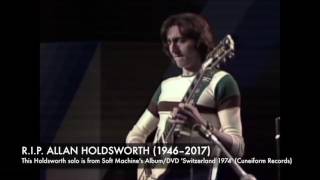 R.I.P. Allan Holdsworth (1946–2017) [Allan Holdsworth - Guitar Solo]
