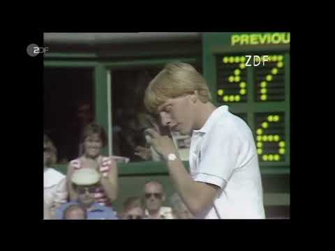 Boris Becker vs Kevin Curren - Wimbledon Final 1985 - Highlights #borisbecker #wimbledon #tennis