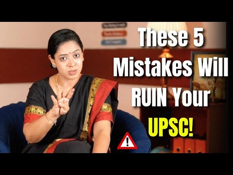 5 Biggest Mistakes That Can Ruin Your UPSC Journey ⚠️ | Dr.Tanu Jain Ma'am @Tathastuics