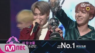 Top in 3rd of October, ‘BTS’ with &#39;Blood Sweat &amp; Tears&#39;, Encore Stage! (in Full) M COUNTDOWN 161020