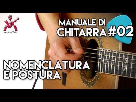 Lesson 02 - Taking up the guitar - Nomenclature and posture Guitar Manual new edition