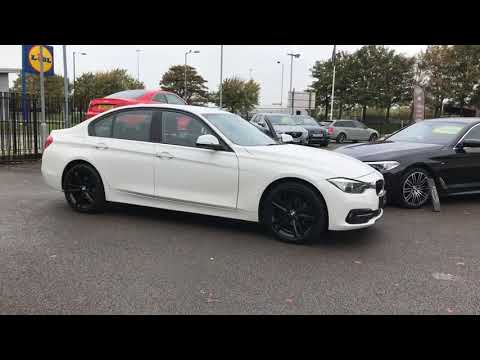 2016 white BMW 3 Series 2.0 316d Sport (s/s) 4dr