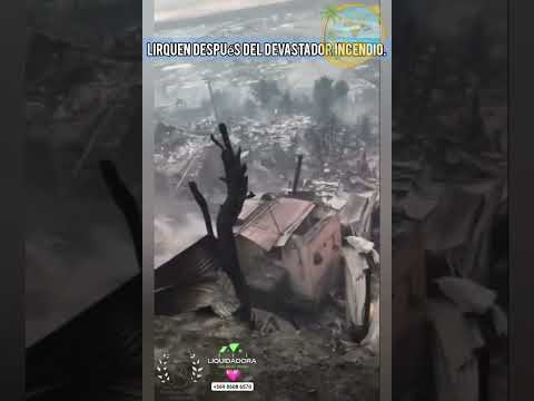 🚨Localidad de Lirquen, Penco,Región del Bío Bío,Chile,después del paso del Devastador incendio.