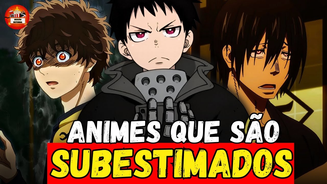 TOP animes SUBESTIMADOS que você Precisa ASSISTIR!!!