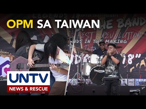 OPM, tampok sa battle of the bands ng mga OFW sa Taiwan