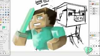 &quot;Cube Land&quot; Speed Art - Inspired by the SlamacowCreations video _by POWA!