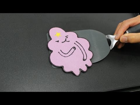 Pancake Art - Lumpy Space Princess (Adventure Time) by Tiger Tomato Video