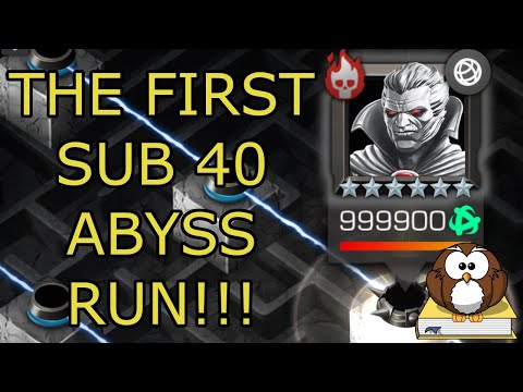 The First Abyss run UNDER 40 MINS!! - Marvel Contest of Champions