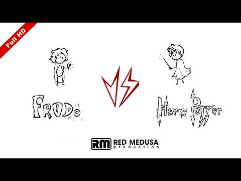 Animated Versus - Harry Potter VS Frodo Baggins FullHD