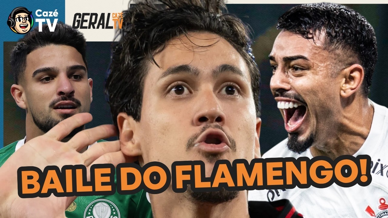 FLAMENGO ATROPELA O GALO, CORINTHIANS BATE O VASCO, PALMEIRAS LÍDER ISOLADO E MAIS! | GERAL CAZÉTV
