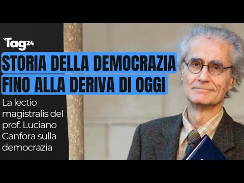 Lectio magistralis di Luciano Canfora: la democrazia degli antichi fino alla deriva odierna