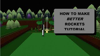 How to make BETTER rockets in build a boat for treasure