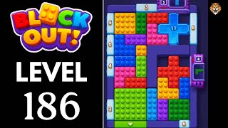 Block Out - Color Sort Puzzle Level 186 Walkthrough 