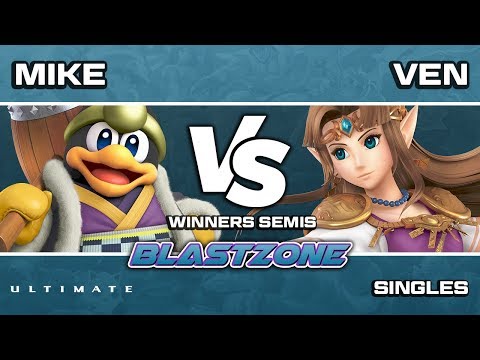 PSG Blastzone: Mike (King Dedede) vs Sugoi | Ven (Zelda) - Winners Semis