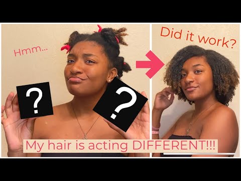 I tried this after 8 years NATURAL||Attempting a WASH N GO on my Type 4 Natural Hair