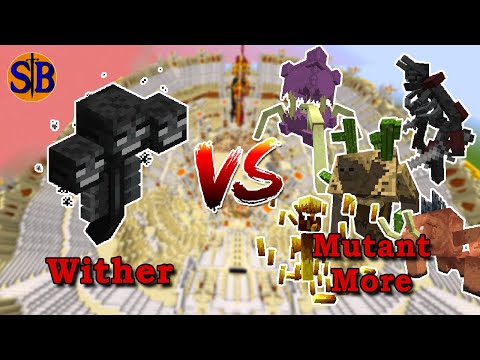 The Wither vs Mutant More | Minecraft Mob Battle