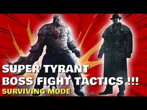 RESIDENT EVIL 2 REMAKE - HOW TO SURVIVE SUPER TYRANT BOSS PS4 Pro
