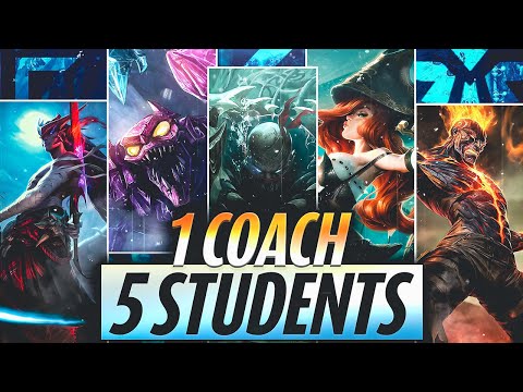 I coached 5 student AT THE SAME TIME .... went better than expected [Challenger Coaching All Lanes?]
