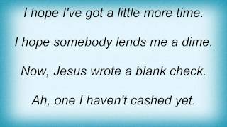 Cake - Jesus Wrote A Blank Check Lyrics