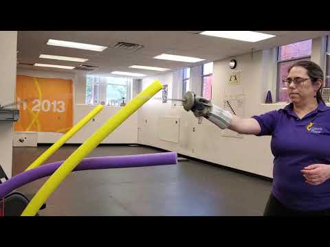 Parry 8, drilling at home with Pool noodles