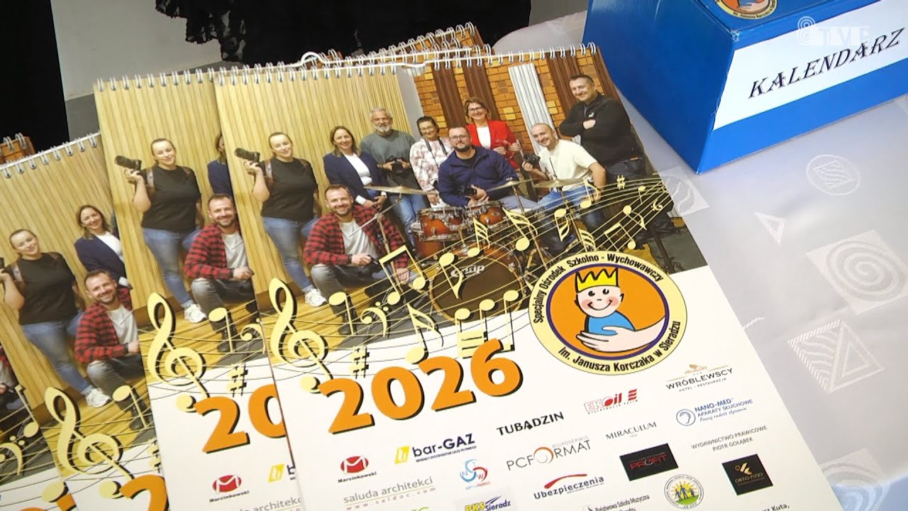 Prezentacja kalendarza Specjalnego Ośrodka Szkolno-Wychowawczego w Sieradzu na 2026 rok