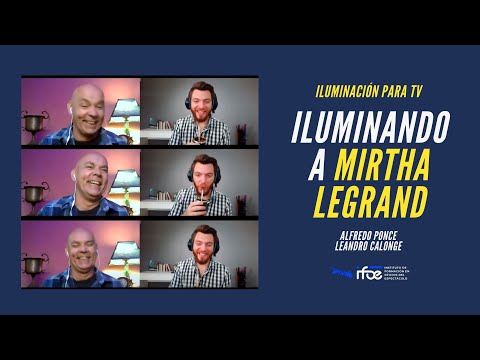 Iluminación para TV - Iluminando a Mirtha Legrand - IFOE -