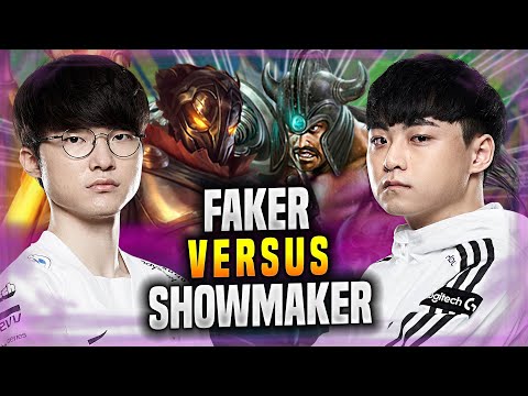 SHOWMAKER vs FAKER! - DK ShowMaker Plays Tryndamere MID vs T1 Faker Viktor! | Season 2022
