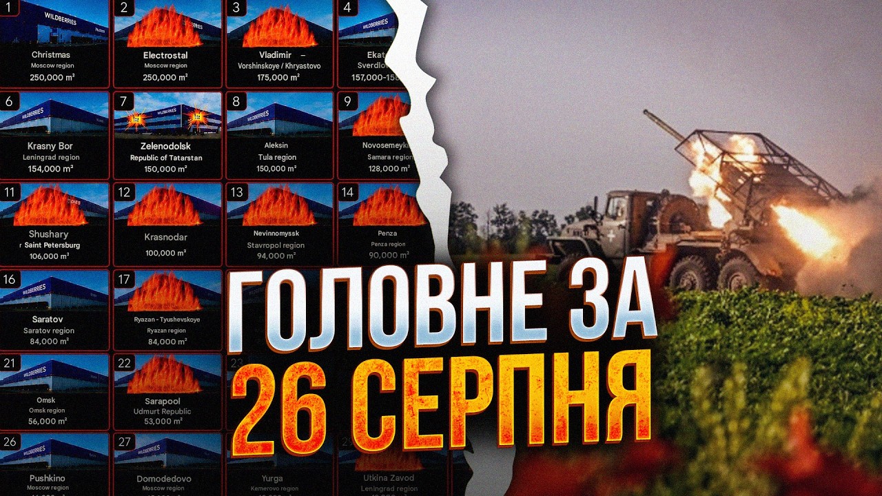 16 об'єктів у РФ злетіли у повітря / Прийнято доленосне рішення щодо фронту / Р?