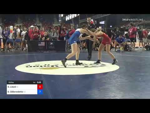 122 Lbs Round Of 32 - Sophie Lloyd, Kansas Vs Gianna DiBenedetto, California 4390