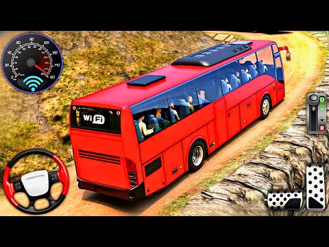 Euro Offroad Coach Bus Driving Simulator - Real Ultimate Coach Bus Driver : Android GamePlay #2