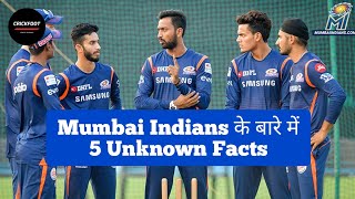 5 Unknown Facts about Mumbai Indians ❗#shorts #mumbaiindians #ipl2021 #vivoipl #crickfoot #shorts