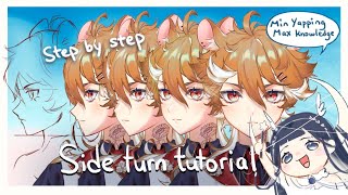 [Live2D Tutorial] 180°(90°) head turn rigging thumbnail