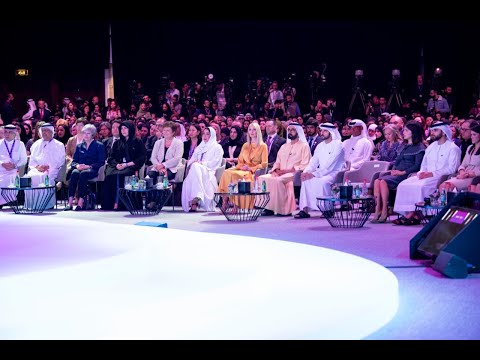  صاحب السمو الشيخ محمد بن راشد آل مكتوم-أخبار-محمد بن راشد يشهد الافتتاح الرسمي لمنتدى المرأة العالمي-دبي 2020