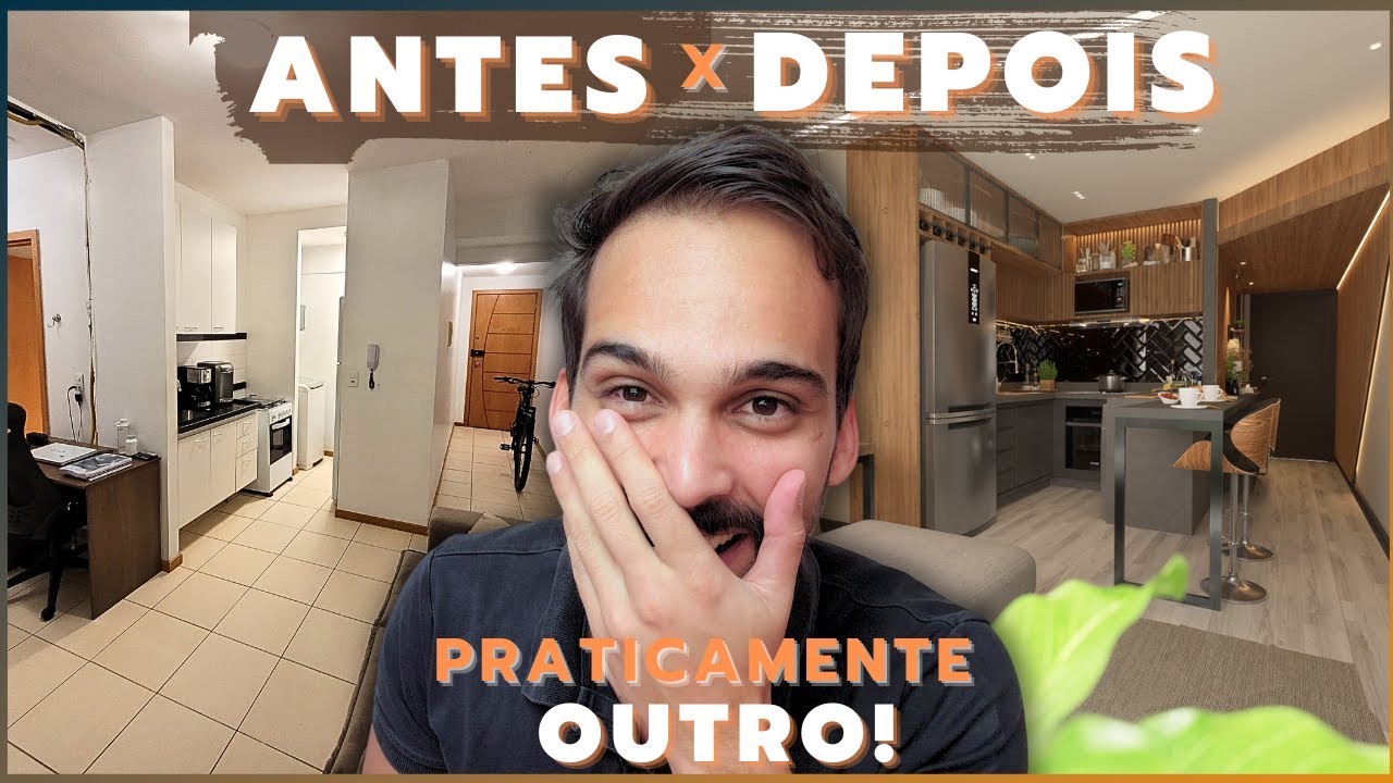 APARTAMENTO PEQUENO REFORMADO COMPLETAMENTE [review do projeto]