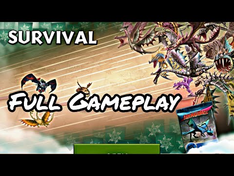 NEW SURVIVAL GAUNTLET FULL GAMEPLAY - Dragons: Rise of Berk