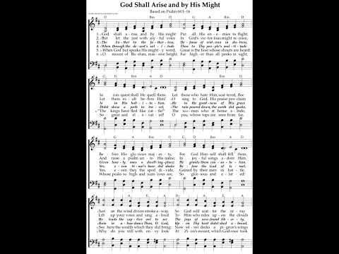 God Shall Arise and by His Might - Psalm 68 Genevan - Treasury 209