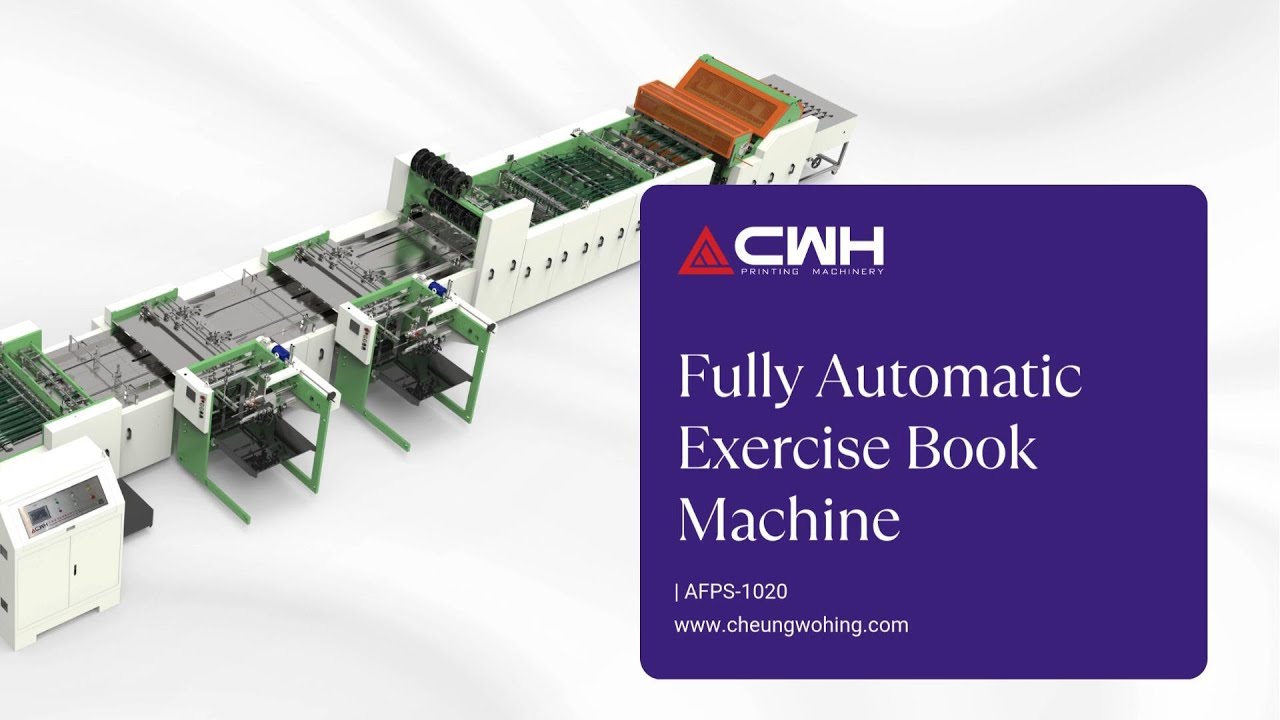 CWH AFPS-1020 Fully Automatic Exercise Book Machine