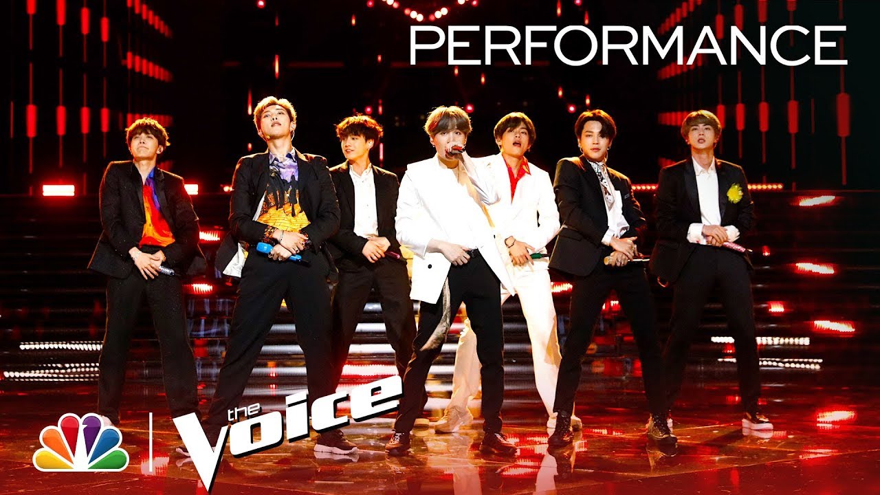 BTS Performs "Boy with Luv" - The Voice Live Finale 2019