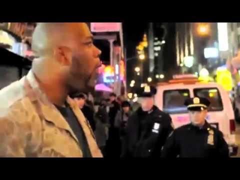 Marine Confronts NYPD - Semper Fi (Always Faithful)