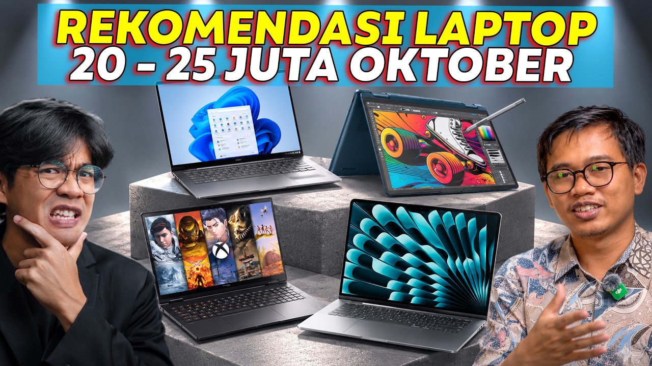 Rekomendasi Laptop 20 - 25 Juta Oktober 2026!