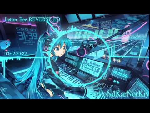 Nightcore-Letter Bee REVERSE ED Wasurenagusa