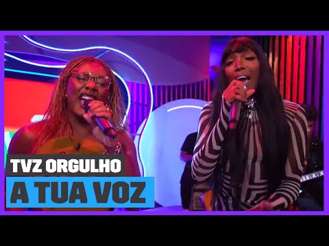 Liniker e Majur cantam 'A Tua Voz' (Gloria Groove) | TVZ Orgulho | Música Multishow