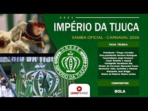 Empire of Tijuca 2026 - Official Samba (VIDEO)