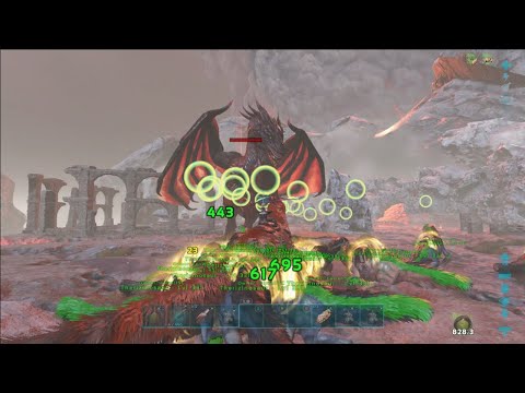 ALPHA DRAGON.. ROUND 2!!! - ARK: Survival Evolved (Single Player Ep. 95)