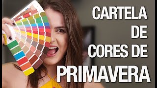 Cartelas de Primavera: como combinar as cores? | Análise de Coloração