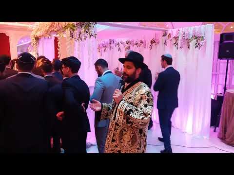 Rabbi Avraham Tabibov chuppa wedding ceremony breaking the glass חופה וקידושין שבירת הכוס