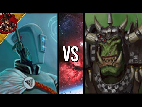 Tau Merchant vs Ork Fleet | The Fish Slap | Battlefleet Gothic Armada 2