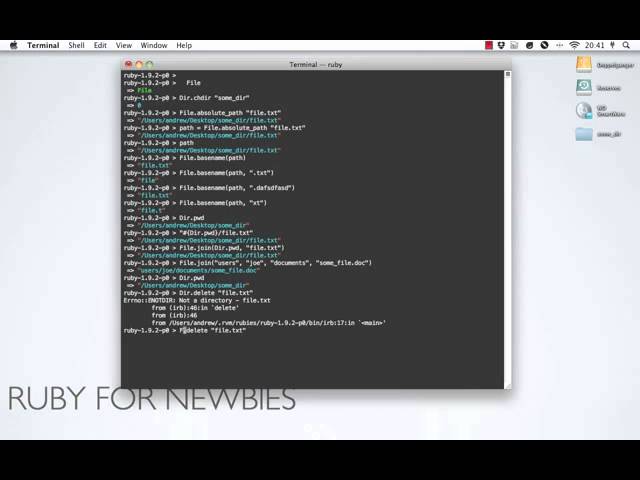 Thumbnail of Handling Directories lesson