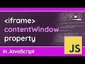 Accessing An Iframe Document ContentWindow JavaScript Tutorial